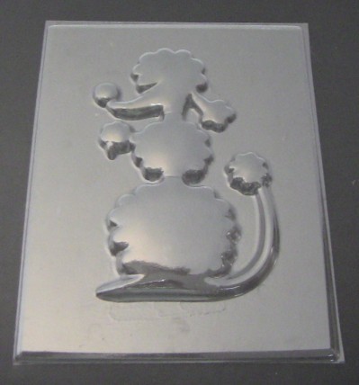 644 Poodle Large Dog Chocolate Candy Mold